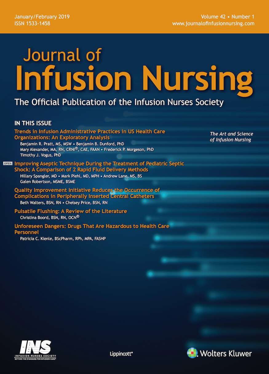 Journal of Infusion Nursing INS