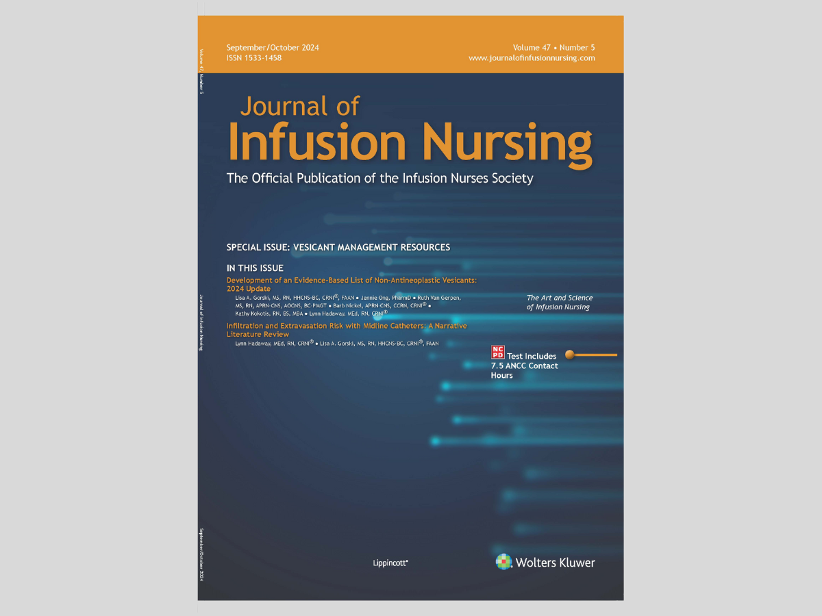 Celebrating Journal of Infusion Nursing’s Increased Impact Factor