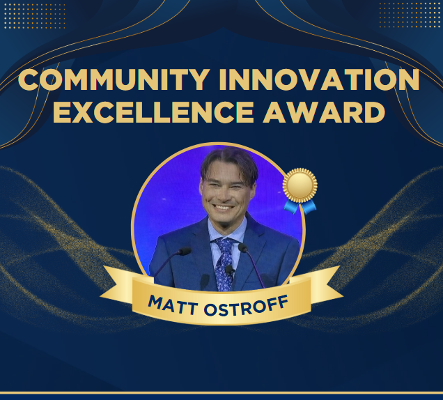 Community Innovation Excellence Award Recipient – Matthew Ostroff, MSN, APN, VA-BC